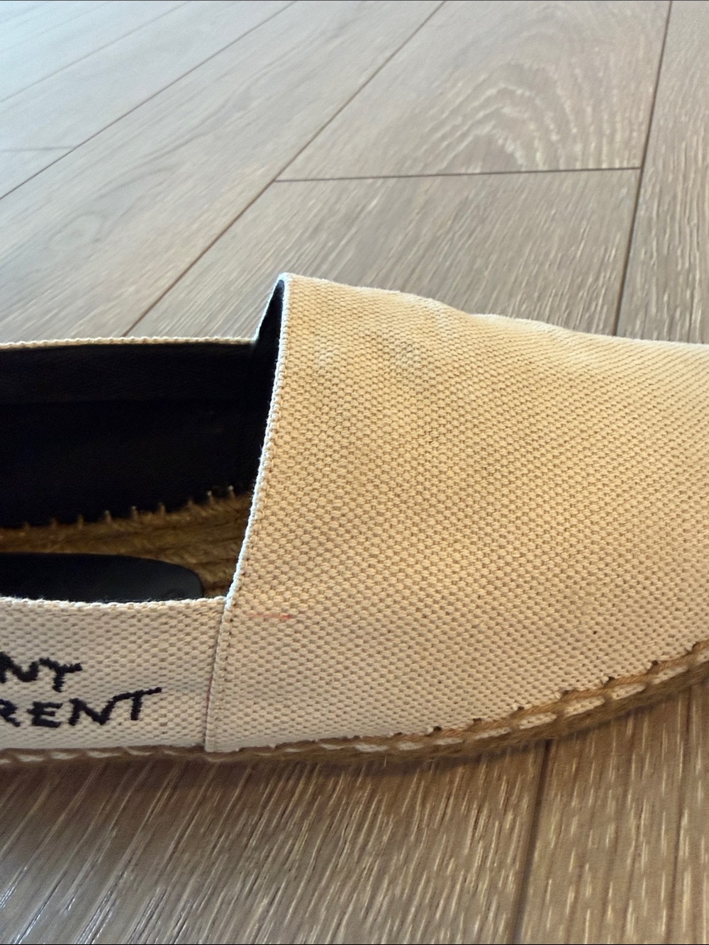 SAINT LAURENT
Signature Espadrilles in White & Black - Picture 11 of 11